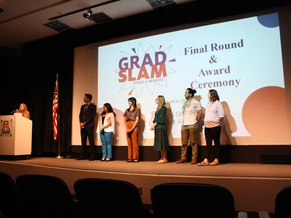 image with grad slam finalists. 