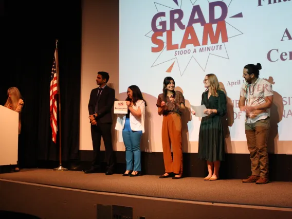 image with grad slam finalists. 