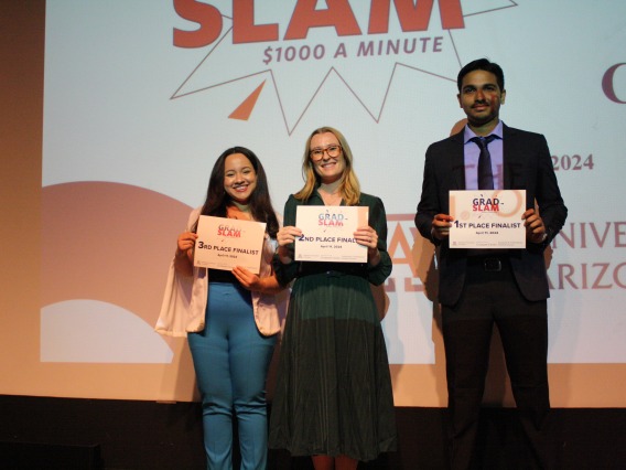image with grad slam finalists. 