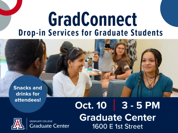 graphic advertising GradConnect event. 