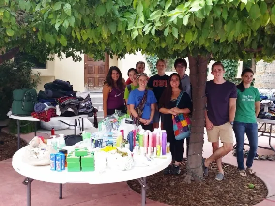 Picture of University Fellows participants at Workship event. From left to right: Edna Osuna (Finance), Juli Kim (Hispanic Linguistics), José Luis Ruiz Duarte (Systems and Industrial Engineering), Sarah Price (Psychology), Kristy Gilman (Nutritional Sciences), Tanya Jeffries (Computer Science), Junmo Ahn (Mining and Geological Engineering), Matthew Klass (Physiological Sciences), and Katie Chenard (Ecology and Evolutionary Biology). Not pictured: Josh Uhlorn (Arizona Biological and Biomedical Sciences)