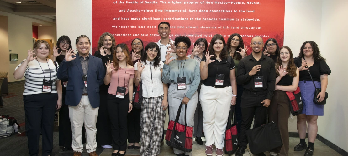 2025 McNair cohort at the UNM McNair Conference