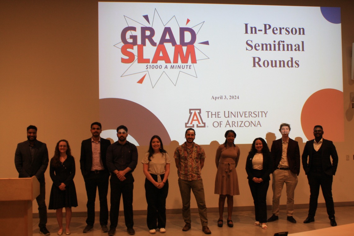 group image of grad slam semi finalists. 