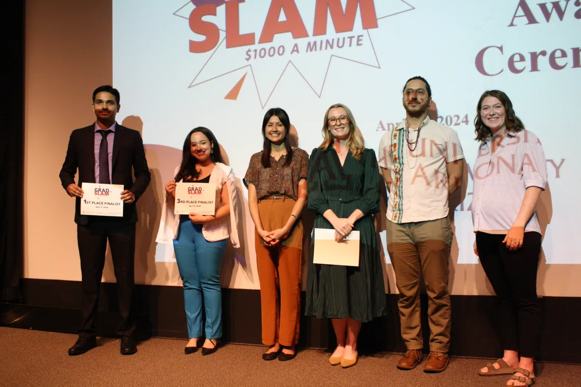 image with grad slam finalists. 