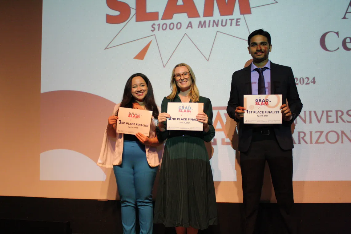 image with grad slam finalists. 