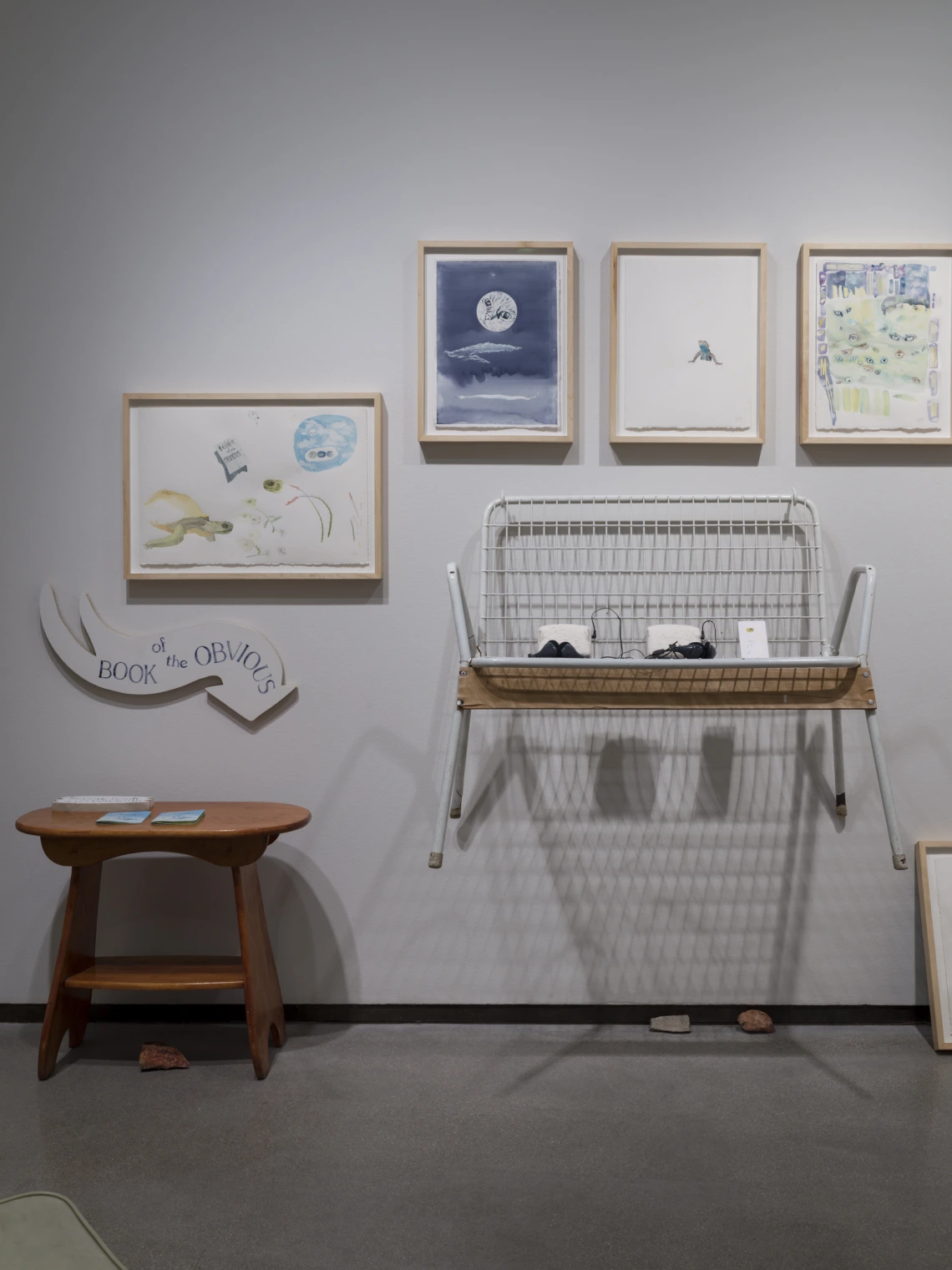 Image of Claire Taylor's exhibit "Little Free Space Time Continuum"