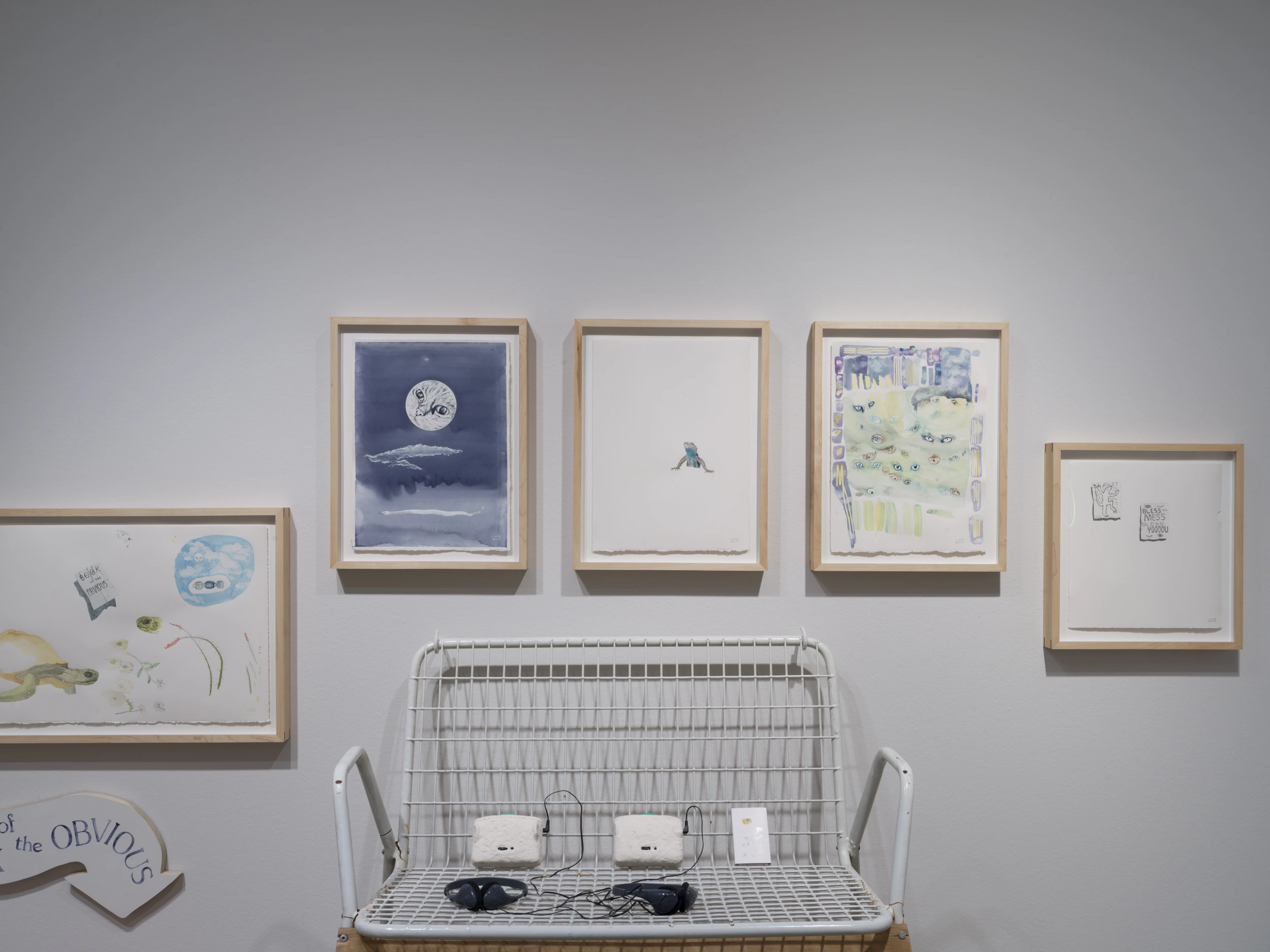 Image of Claire Taylor's exhibit "Little Free Space Time Continuum"