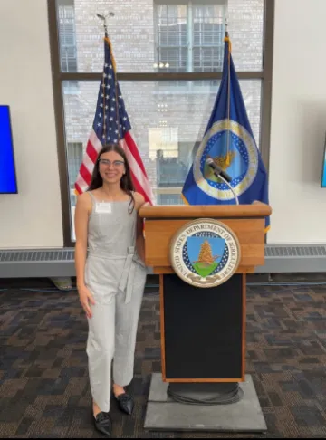 Amanda in Washington D.C. for USDA HSI Kika De La Garza Fellowship.