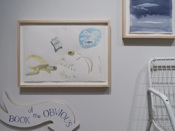 An image of part of Claire Taylor's exhibit.